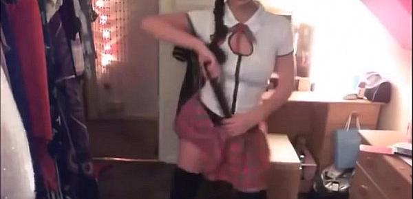  Sexy School Girl Strip Tease